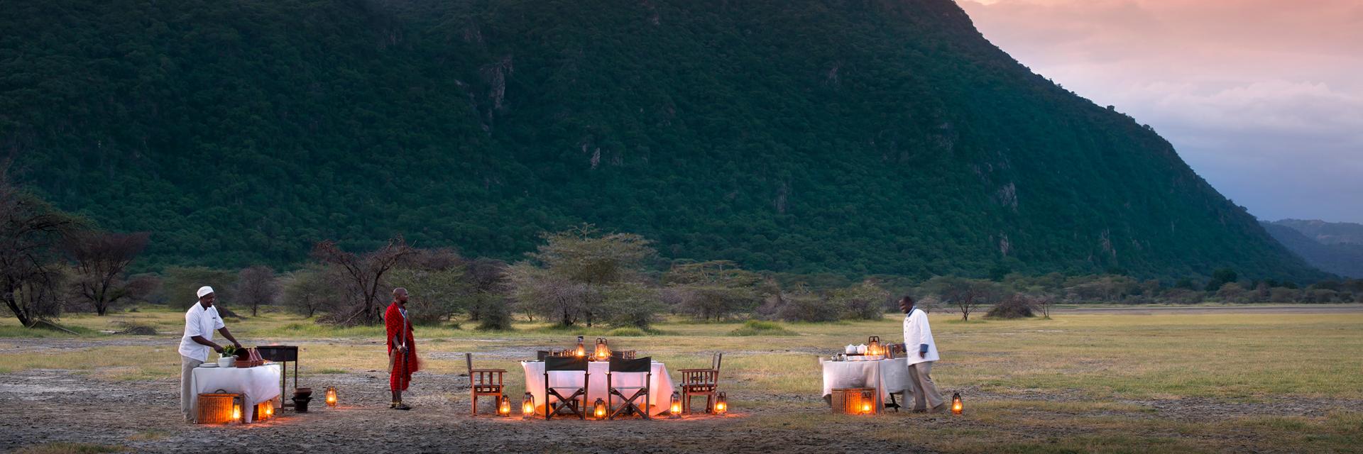 Enjoy Meal in the Wildness