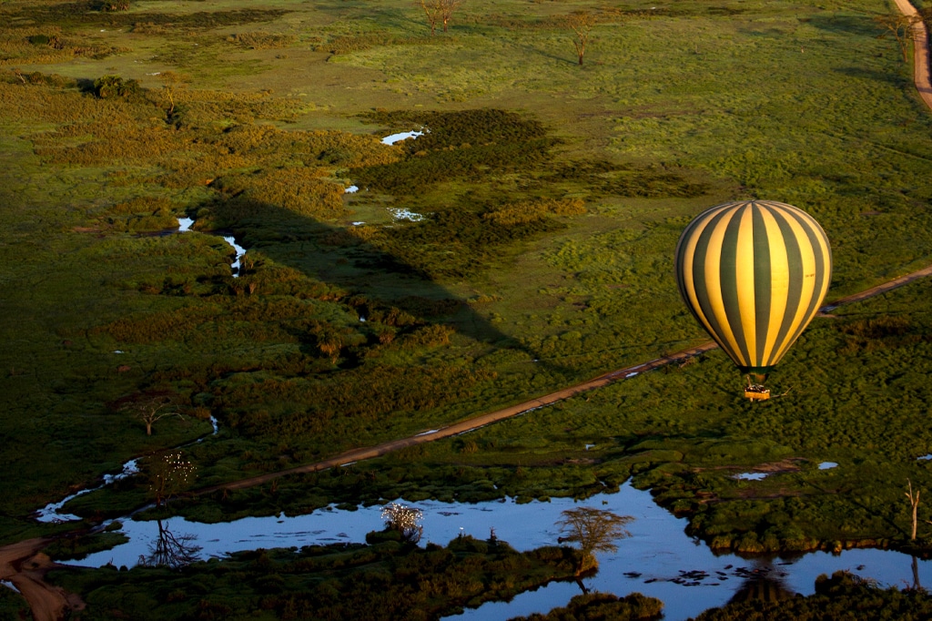 View Serengeti Nationa Park from Above