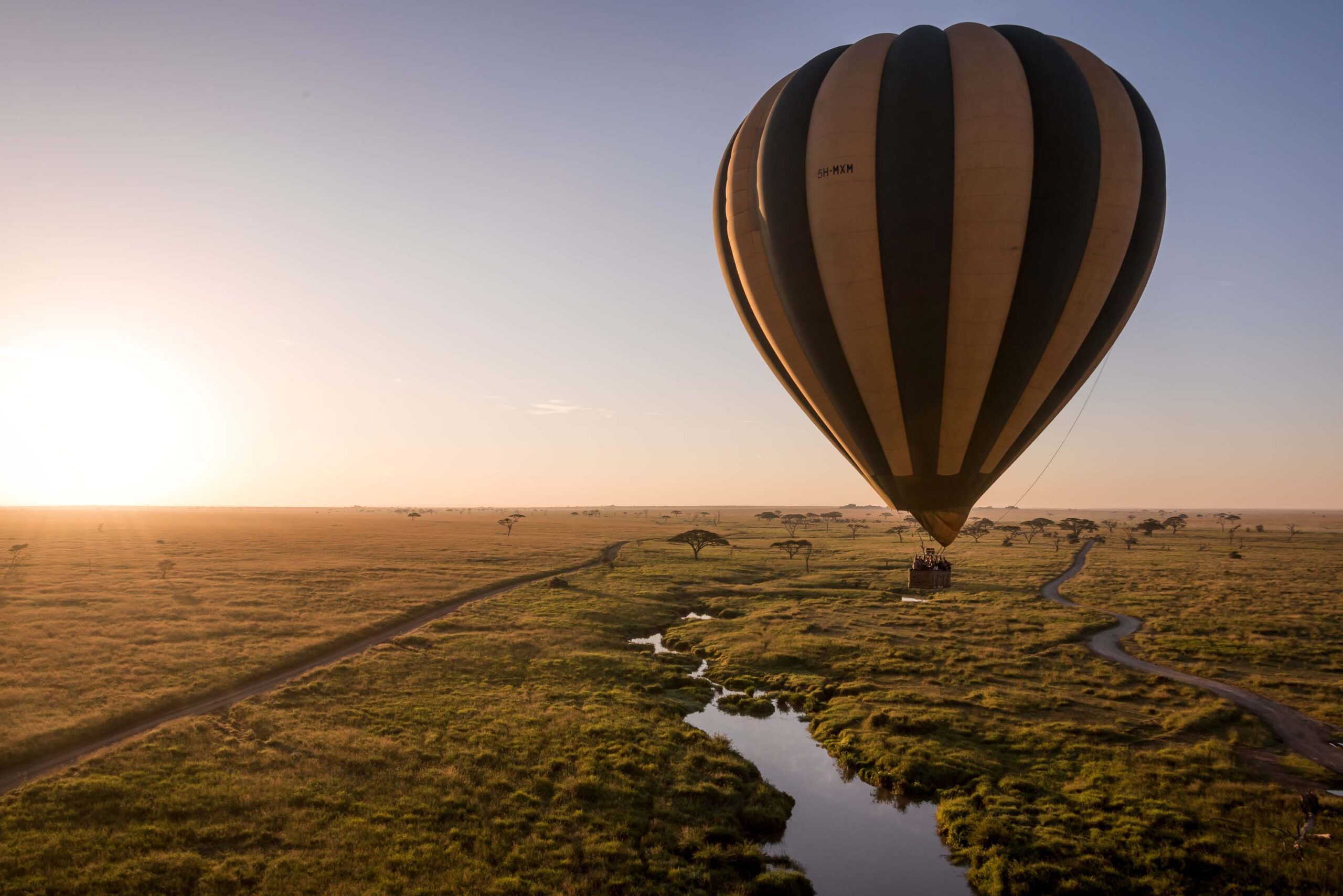 View Serengeti Nationa Park from Above